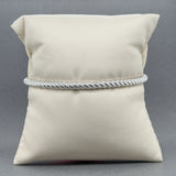 Estate Judith Ripka SS Cable Bangle Bracelet