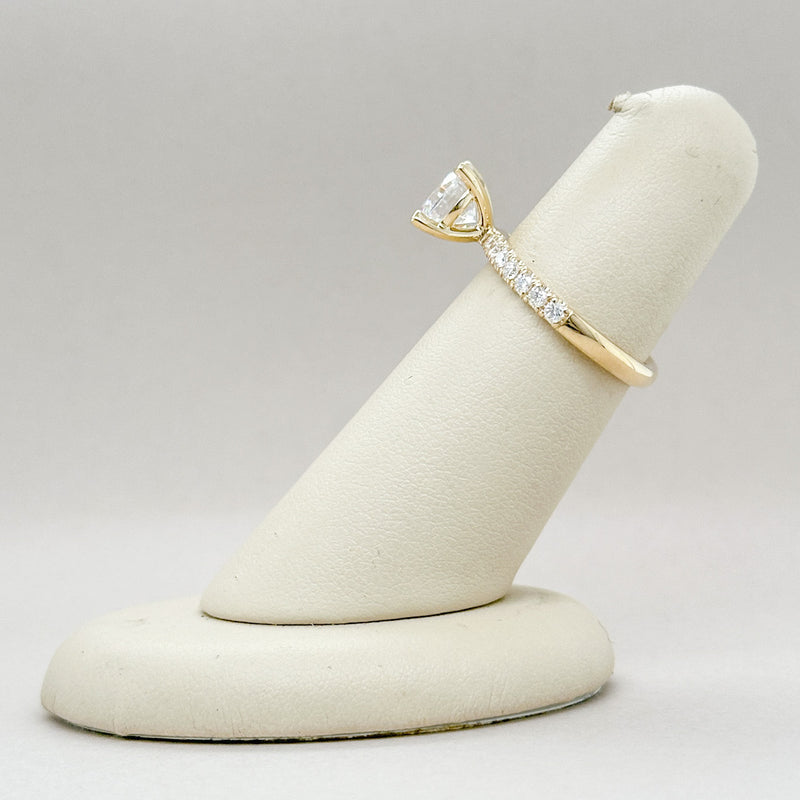 14K Y Gold 0.35ctw G/SI2 Diamond Mounting