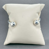 Estate Tiffany & Co. SS Ball Cuff Bracelet