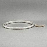 Estate SS Stepped Bangle Bracelet