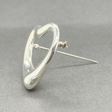 Estate Tiffany & Co. SS Peretti Open Heart Pin