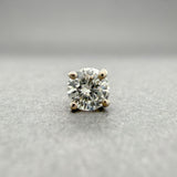 Estate 14K W Gold 0.16ct H/SI1 Diamond Single Stud Earring