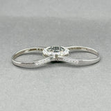 Estate 14K W Gold 2.24ctw Black-G-H/SI1-I1 Diamond Flip Ring