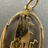 Estate Disney 14K Y Gold Cinderella’s Castle Pendant