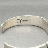 Estate Steve Yellowhorse SS Cuff Bracelet