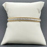 Estate 14-18K Y Gold 3.56ctw Diamond Tennis Bracelet