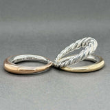 Estate David Yurman SS Brass & Bronze Pure Form Ring