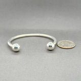 Estate Tiffany & Co. SS Ball Cuff Bracelet