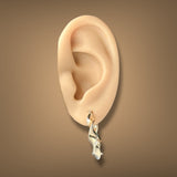 Estate 14K Y Gold 25.18mm Twisted Hoop Earrings