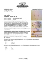 Estate 14K Y Gold 1.26ctw I-J/SI1-I1 Diamond By The Yard Necklace