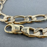 Estate 14K Y Gold 8.9mm Figaro Bracelet
