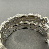 Estate Judith Ripka SS CZ Hoop Earrings
