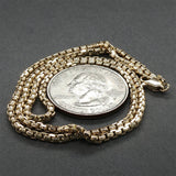 Estate 14K Y Gold 2.24mm 16” Round Box Chain