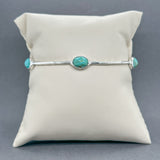 Estate Ippolita SS 9.55ctw Turquoise Rock Candy Bangle Bracelet