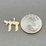 Estate 14K Y Gold Chai Pendant