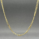 Estate 14K Y Gold 2.36mm 30” Figaro Chain