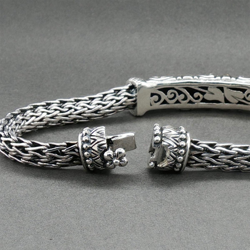 Estate Barbara Bixby SS 18 Woven Station Bracelet