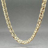 Estate 14K Y Gold 5.3mm 19” Mariner Chain