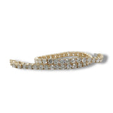 14K Y Gold 7.00ctw F/VS1 Lab-Created Diamond Tennis Bracelet