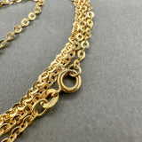 Estate 18K Y Gold 2.1mm 16” Cable Chain