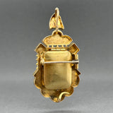 Estate Victorian 18K Y Gold Bird Locket/Pin