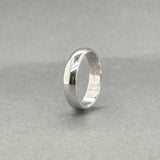 Estate 18K W Gold 4.3mm Polished Ring