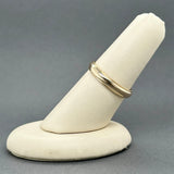 Estate 14K Y Gold Stepped 3.97mm Ring