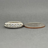 Estate 14K W Gold 0.58ctw I-J/SI1-2 Diamond Anniversary Ring