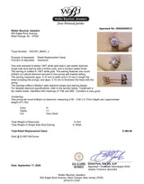 Estate 14K W Gold 0.15ct H/I1 Diamond Single Stud Earring