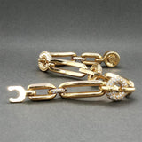 Estate Movado 18K Y Gold 1.54ctw Diamond Bracelet