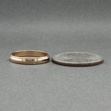 Estate 14K Y Gold 2.89mm Stepped Edge Ring