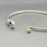 Estate Tiffany & Co. SS 18 Hook Bangle Bracelet