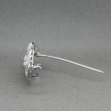 Estate Art Deco Platinum 1.36ctw H-K/SI1-2 Diamond Brooch