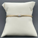Estate John Hardy 18K Y Gold 0.13ctw Diamond Bracelet