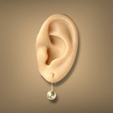 Estate 14K Y Gold Ball Drop Earrings