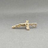 Estate 14K Y Gold 29.0mm Cross Pendant
