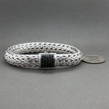 Estate John Hardy SS 1.00ctw Sapphire Icon Bracelet