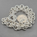 Estate Tiffany & Co. SS 10.0mm 16” Cable Toggle Necklace