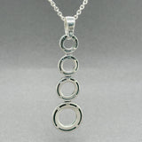 Estate Lagos SS Cascading Circles Pendant