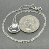 Estate Tiffany & Co. SS Peretti Full Heart Pendant