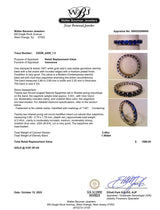 Estate 14K W Gold 2.45ctw Sapphire Eternity Ring