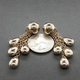 Estate 14K Y Gold Fancy Dangle Earrings