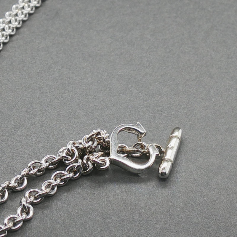 Estate Charriol 18K W Gold 0.23ctw Diamond Alor Pendant