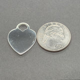 Estate Tiffany & Co. SS Heart Tag Pendant