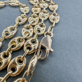 Estate 14K Y Gold 7.1mm 20.5” Mariner Chain