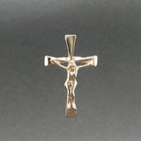 Estate 14K Y Gold Crucifix Pendant