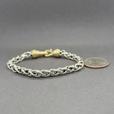 Estate David Yurman SS 14 Wheat Bracelet