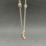 Estate 14K W Gold 0.55ctw H-I/I1 Diamond Butterfly Necklace
