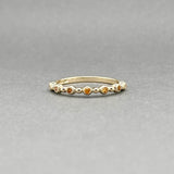 Estate 14K Y Gold 0.07ctw Citrine Ring