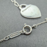 Estate Tiffany & Co. SS Small Heart Pendant